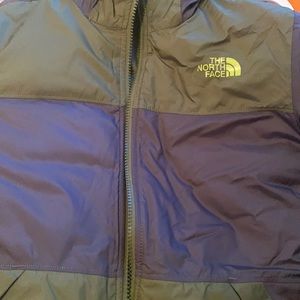 North face winter coat reversible